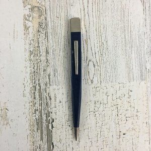 Vintage Slencil Flat Mechanical Pencil Blue